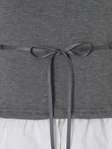 Claire top (Charcoal)