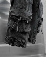 WASH-DENIM PANTS QUAD POCKET