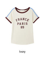 Elkie Ringer Track Short Sleeve T-shirt