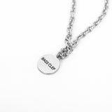 Men's ツーラインネックレスレイヤードチェーン_CLEFデュアルSBネックレス