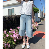 Nuggle 3/4 capri wide pants