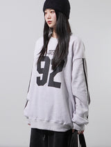 (UNISEX) 92 Track Overfit Sweatshirt