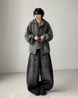 Kuma Lettering Balloon Denim