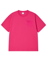 25FW ACベアベーシックロゴ半袖Tシャツ ホットピンク