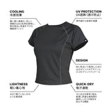 DYNAMIC T-SHIRT FOR WOMEN (CHARCOAL)