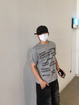 オーサム レタリング ショートスリーブTシャツ 4C
