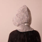Knit Duffle Hood Scarf Balaclava Beanie