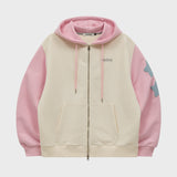 Colorblock スターダンシングフードジップアップ