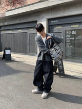 ウィスパーツータックカーブドデニムパンツ
