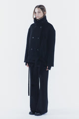 アンバーベルトダブルコート black