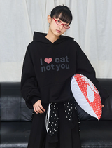 アイラブキャットノットユーキャットイヤーフーディー