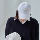 TMV レタリングボールキャップ / Twill White