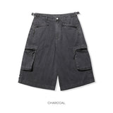 Piker snap cargo bermuda pants -3C