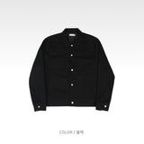 Stripe Trucker Denim Jacket 2COLOR