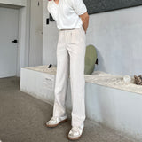 Banding Semi-Wide Slacks