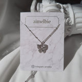 Little Butterfly Semi Choker Necklace