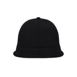 VA Curved Stud Nylon Bonnet Hat / Black