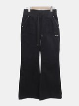 ロエンローライズブーツカットバンドパンツ
