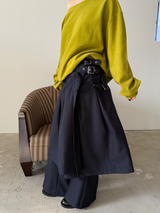 pio buckle wrap skirt