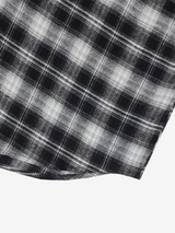 [Unisex] Modern check overfit shits(4color)