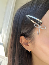 Kira kira ribbon hair pin (2color)