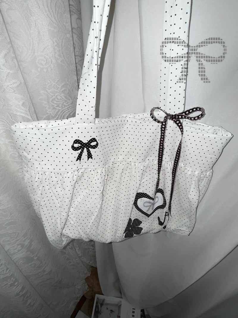 Polka Dot Shoulder Bag