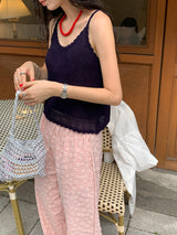 [MADE] RODYL FRILL KNIT SLEEVELESS