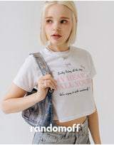 マイハートリボンクロップTシャツ [3COLOR]