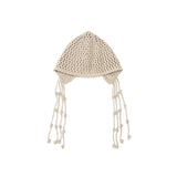 JELLYFISH STRAP BEANIE (BEIGE)