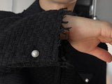 ASCLO Wool Tweed Zip Up Blouson (2color)
