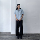 Bias Panel Wide Trousers