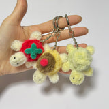 [made] pudding turtle keyring m size