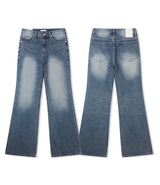 All cat blue boots cut pants