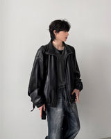 シニカルクロップレザージャケット