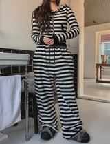 Pierre Stripe Set-Up String Pants