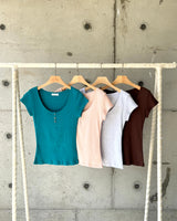 ホウン ディープ Uネック ショートスリーブ Tシャツ