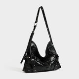 Studded Oversized Leather Tote Bag