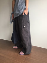 Peep Wide Cargo Pants (3color)
