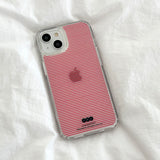 [Jelly] Stipe slim(red) Jelly case