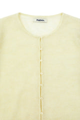 Hushed Wool Cardigan [Lemon]
