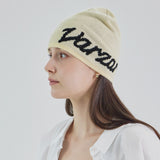 New Wave Varzar Jacquard Beanie Light Yellow