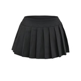 Canon Pleated Mini Skirt