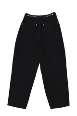 [Sepia] Stud cotton pants