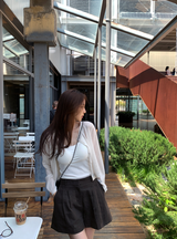 Setter Linen Crop Knit Cardigan / 9 colors