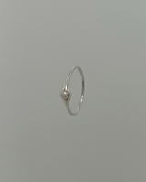 Float pearl ring (silver) *1PCS