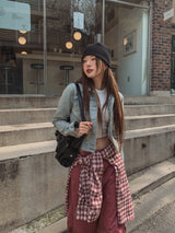 ハイドクロップデニムジャケット