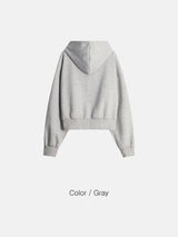 Neo Cropped Zip Hoodie