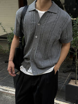 OD cable button cardiganOD cable button cardigan
