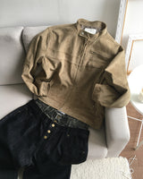 Rodden Suede Crop Jacket