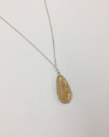 Long & Lean Amber Necklace (1color)